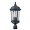 Maxim Lighting Dover DC 3-Light 10" Wide Bronze Outdoor Pole/Post Mount 3021CDBZ - alternate 1